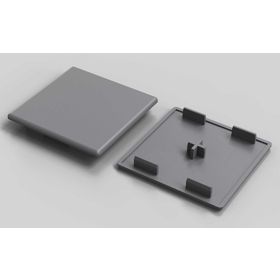 Abdeckkappe, 90 x 90 mm, Nut 10