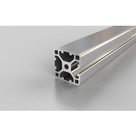 Aluminiumprofil, 30 x 30 mm, L, 3N, Nut 6