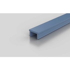 Abdeckprofil, taubenblau RAL 5014, Nut 10