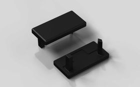 Abdeckkappe 15 x 30 mm für Einhängeprofil
