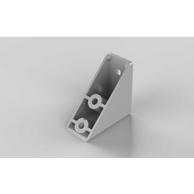 Winkelverbinder 40/80 45°, alufarbig, Nut 8