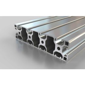 Aluminiumprofil, 160 x 40 mm, L, 4N, Nut 8