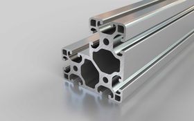 Aluminiumprofil, 40 x 80 x 80 mm, L, Nut 8