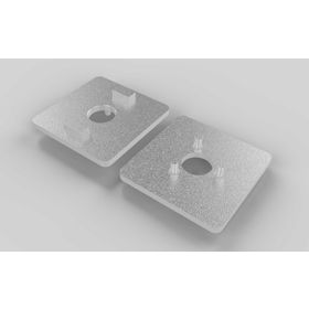 Adapterplatte für Bockrolle, Nut 10