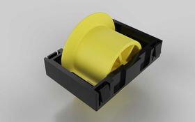Rolleinsatz D28, Rollenabstand 50 / Teilung 50 für Aluminium Rollenprofil, mit Spurkranz