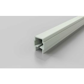 Abdeckprofil und Einfassprofil, Nut 6, lichtgrau ähnlich RAL 7035