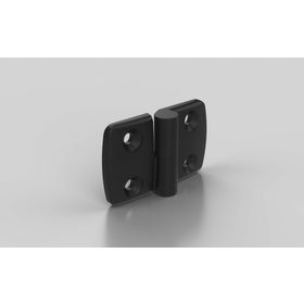 Kunststoff Kombischarnier, links aushängbar, 40 x 40 mm