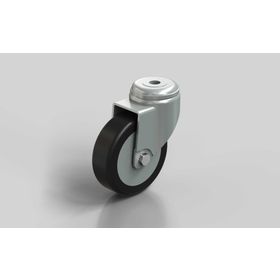 Lenkrolle, D=100 mm, thermoplastischer Gummi