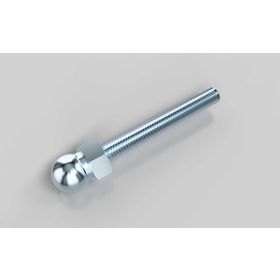 Gewindestange für Gelenkstellfüße, M5 x 40 mm, Kugelkopf D=10 mm