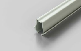 Einfassprofil, grau RAL 7042, Nut 8