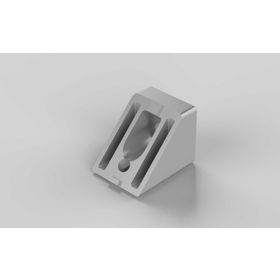 Winkelverbinder 40 45°, alufarbig, Nut 8