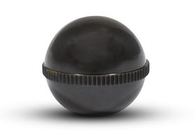 Bouton sphérique M12 / douille filetée en laiton, crénelé
