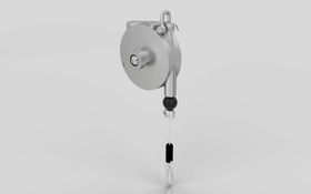 Federzug 0,4 - 1,0 kg, 1600 mm Seilauszug, Aluminium