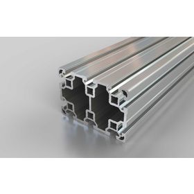 Aluminiumprofil, 120 x 80 mm, L, Nut 10