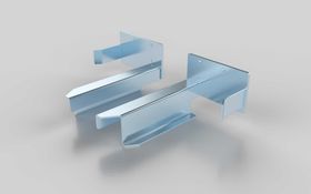Gabelpaar für den alle KLT-Lifter, Frontbeladung, quer, 400 mm, Hartwall Bodenroller