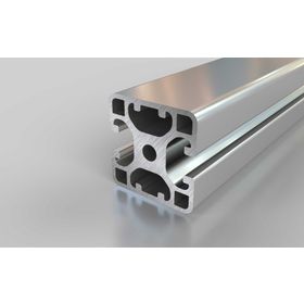 Aluminiumprofil, 40 x 40 mm, L, 2N180, Nut 8