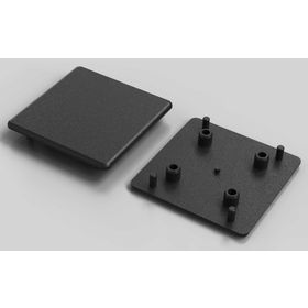 Abdeckkappe ESD, 90 x 90 mm, Nut 10