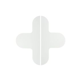 LongLife Rounded - Bodenmarkierung; Kreuz, selbstklebend