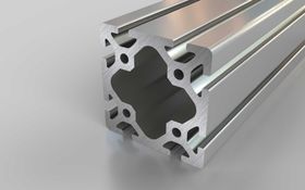 Aluminiumprofil, 80 x 80 mm, Nut 8