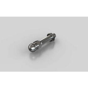 Gewindestange für Gelenkstellfüße, M10 x 45 mm, Kugelkopf-D=15 mm