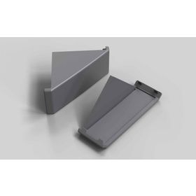 Abdeckkappe für Winkel 40 x 80, Nut 10