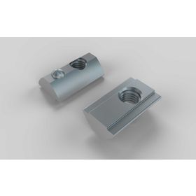 Nutenstein einschwenkbar, mit Federkugel, M8, Nut 8