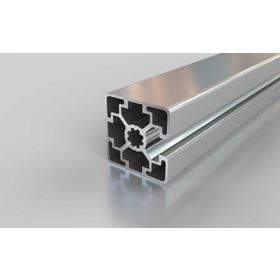 Aluminiumprofil, 45x45 mm, L, 1N, Nut 10