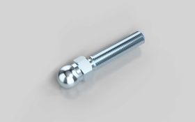 Gewindestange für Gelenkstellfüße, M10 x 45 mm, Kugelkopf-D=15 mm