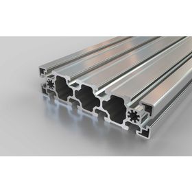 Aluminiumprofil, 45 x 180 mm, Nut 10