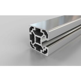 Aluminiumprofil, 40 x 40 mm, L, 1N, Nut 10