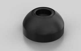 Teller für Gelenkstellfüße, D=40 mm, Kugelkopf-D=15 mm