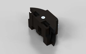 Adapter ESD für Greifbehälter, 110 × 210 × 40 mm, 110 × 295 × 40 mm, Nut 10