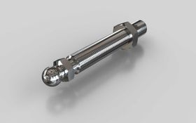 Gewindestange für Gelenkstellfüße, M16 x 100 mm, Kugelkopf-D=15 mm