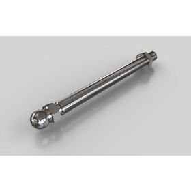 Gewindestange für Gelenkstellfüße, M12 x 150 mm, Kugelkopf-D=15 mm