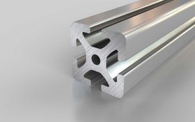 Aluminiumprofil, 40 x 40 mm, Nut 8