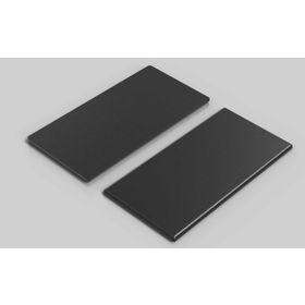 Abdeckkappe, 120 x 60 mm, schwarz, Nut 6