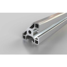 Winkelprofil, 40 x 40 mm, 90°, L, Nut 8