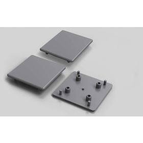 Abdeckkappenset 90 x 180 mm, L, Nut 10