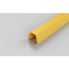 Abdeck- und Einfassprofil, zinkgelb RAL 1018, Nut 8