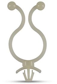 Attaches avec pied encliquetable 8,0 mm