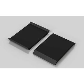 Abdeckkappe für Winkel 90x90, ESD, schwarz, Nut 10