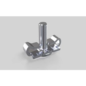 Schrauberverbinder Edelstahl, Nut 8