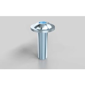 Halbrundschraube mit Flansch, ISO 7380, M6 x 20 mm