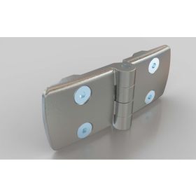 Aluminium-Kombischarnier, 120x48 mm