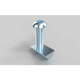 Befestigungssatz für Bodenplatte 160 profilseitig, Nut 8