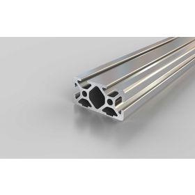 Aluminiumprofil, 40 x 20 mm, 2N, Nut 5