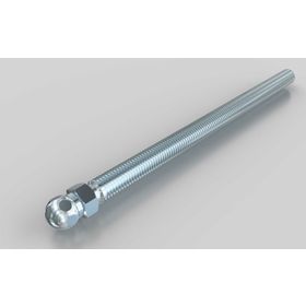 Gewindestange für Gelenkstellfüße, M12 x 200 mm, Kugelkopf-D=15 mm