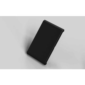 Abdeckkappe für Winkel 80x80, schwarz, Nut 10
