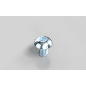 Halbrundschraube, ISO 7380, M4 x 6 mm
