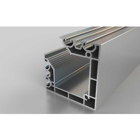 X Profil mit integriertem Kabelkanal 56mm, 120x120 mm, Nut 8